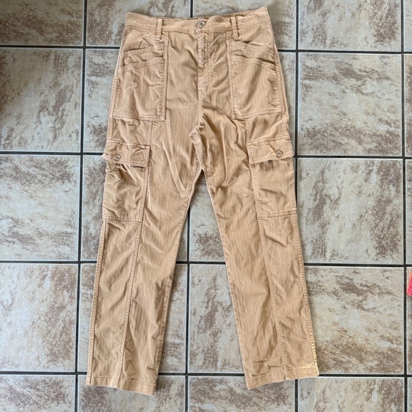 Madewell 90s Straight Cargo Pants Tan Khaki Womens Size 30 - Picture 11 of 11